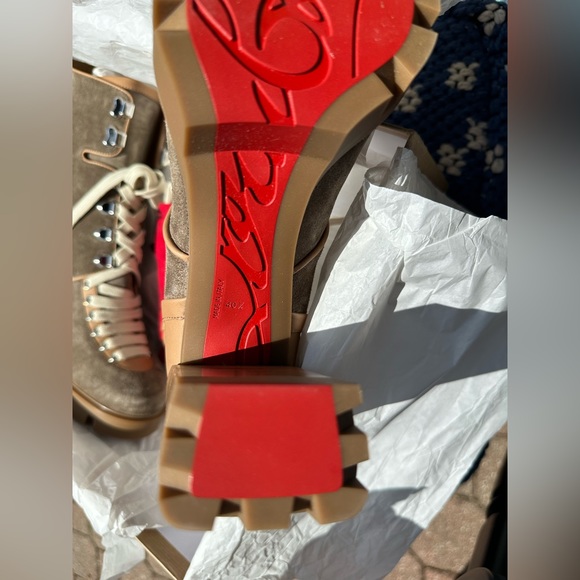 Christian Louboutin Macademia Silex Brown Boot 100MM 40 1/2 IT - Picture 14 of 16